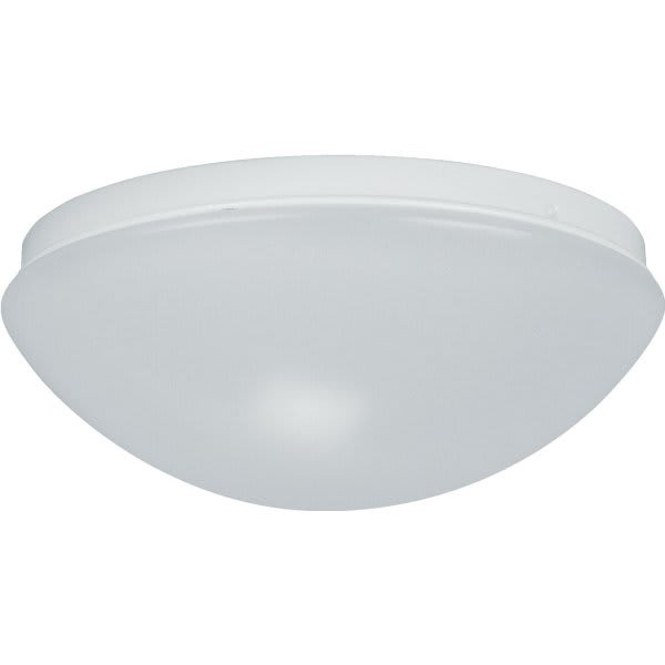Liteco 11 In. 1-Light Dome Led Flush Mount Light