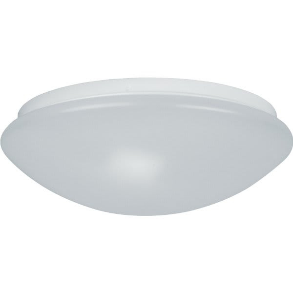 Liteco 14 In. 2-Light Dome Led Flush Mount Light