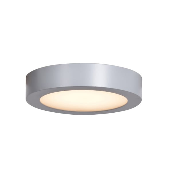 Access Lighting Ulko Outdoor Led Flush Mount Silver Finish