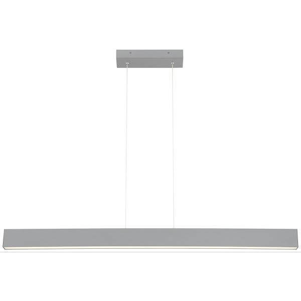 Access Lighting Form Dual Voltage Led Linear Pendant Gray Finish