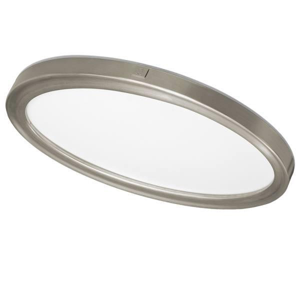 Eti 32" Oval Bn Low Profile Night Light