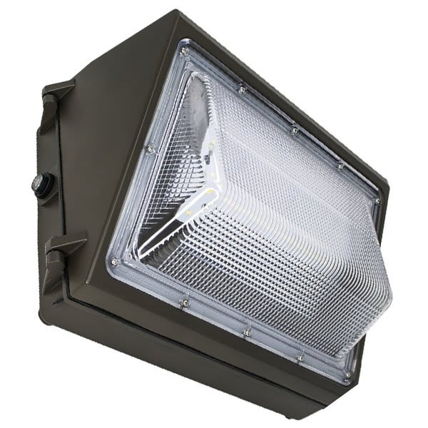 Simply Conserve 8000-Lumen 80w Led Wall Pack With Photocell In 5000k, Dlc