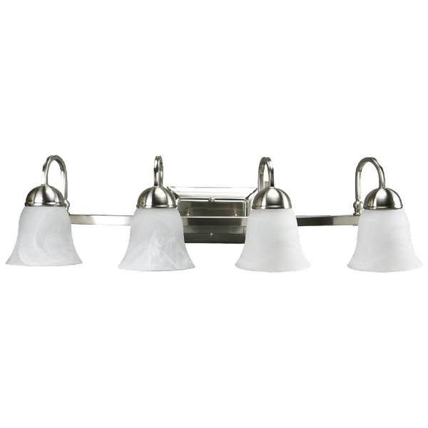 Seasons LED 4-Light Vanity, 32 Watt, 120 Volt, Brushed Nickel