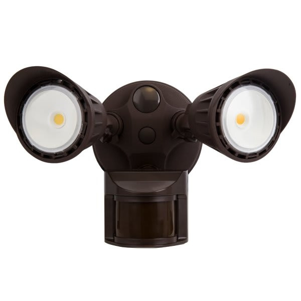 Halco 20-Watt Bronze Motion Activated Outdoor Led Area Dusk To Dawn Soft White