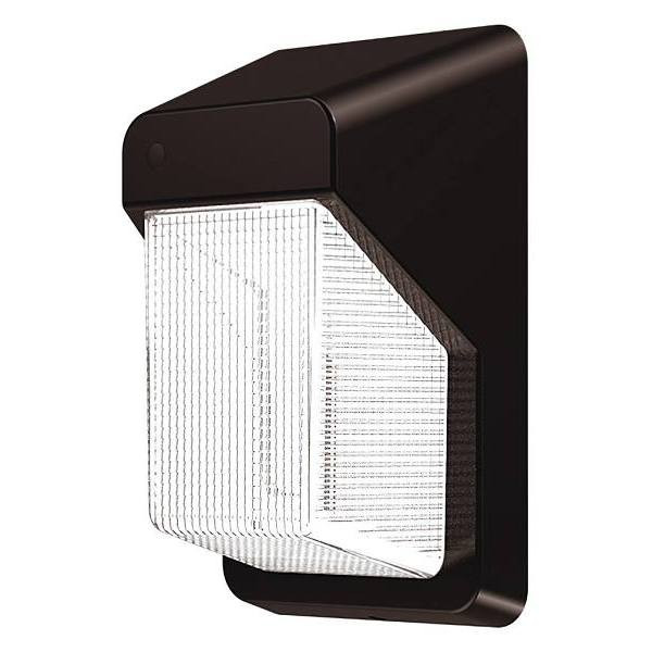 Eran 30w Led Bronze Outdoor Vertical Dusk To Dawn Wall Pack - 3000 Lumens 4000k
