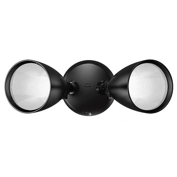 Eran 15w Led Twin-Head Bronze Outdoor Dusk To Dawn Flood Light 1500 Lumens 4000k