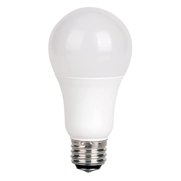 SATCO 3w/9w/12w A19 LED 3-Way Frosted 27k E26 Base 120v Package Of 6