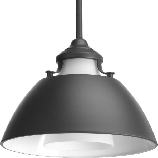 Progress Lighting Carbon 11 In. 1-Light Pendant Fixture (Graphite)