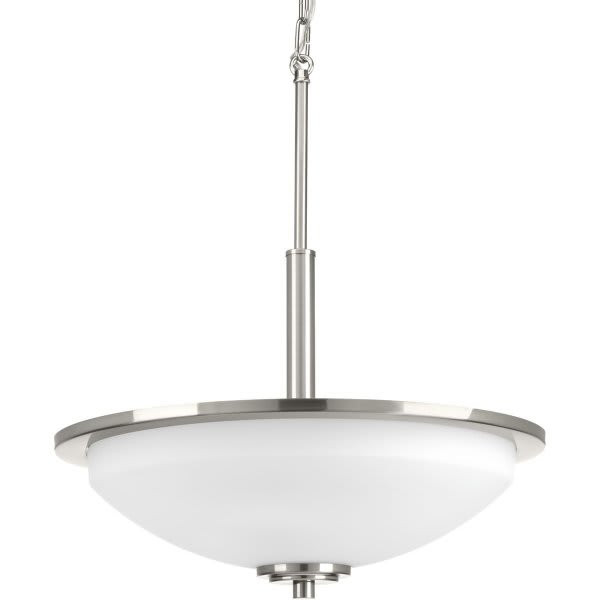 Progress Lighting Replay 17 In. 3-Light Pendant (Brushed Nickel)