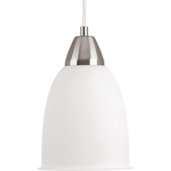 Progress Lighting Simple Brushed Nickel Led Pendant