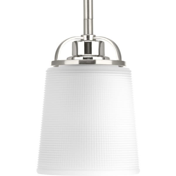 Progress Lighting West Village Brushed Nickel One-Light Mini-Pendant
