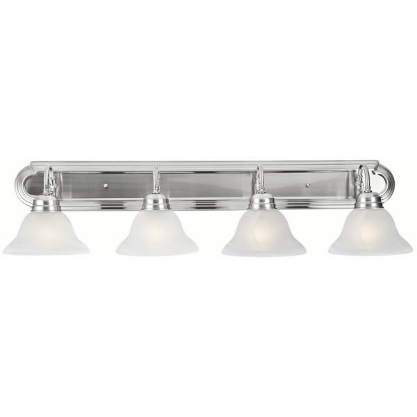 Design House Millbridge 4-Light Satin Nickel Vanity Light