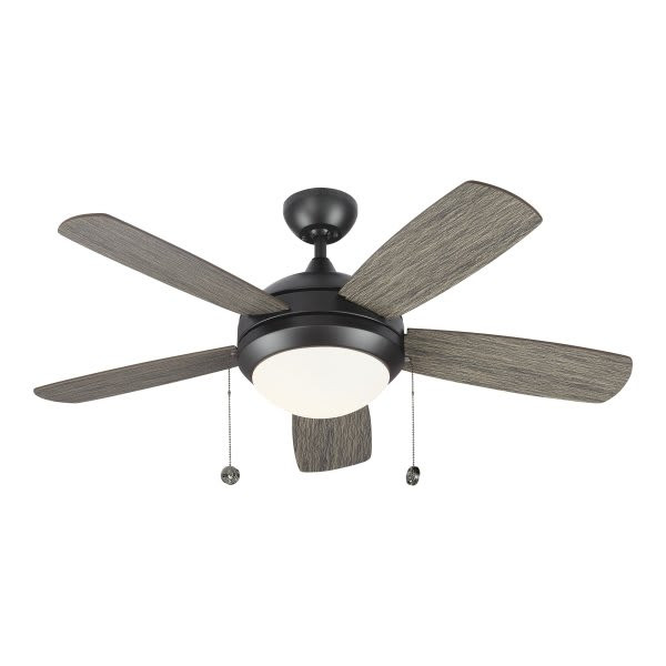 Generation Lighting Discus Classic 44" Int Led Indoor Aged Pewter Ceiling Fan Light Kit
