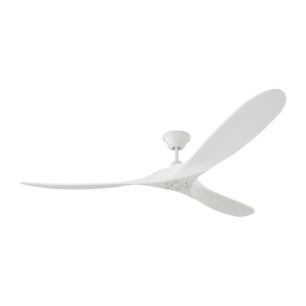 Generation Lighting Maverick Max 70" Outdoor White Ceiling Fan Dc Motor 6-Speed Remote