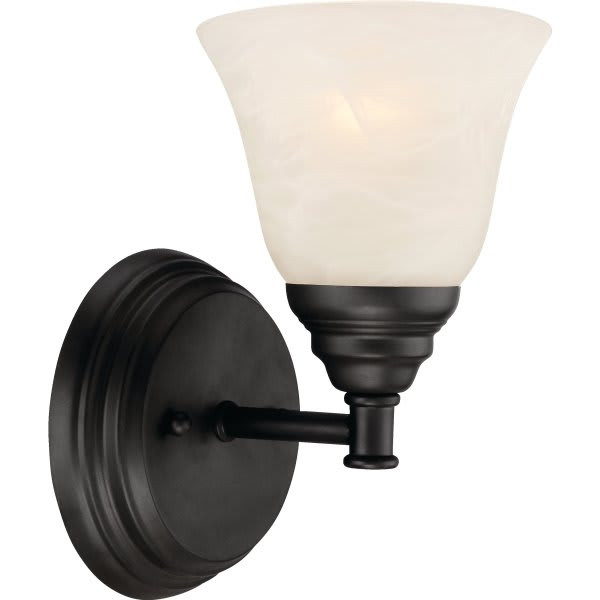 Designers Fountain Kendall 5 In. 1-Light Incandescent Wall Sconce (Oil-Rubbed Bronze)