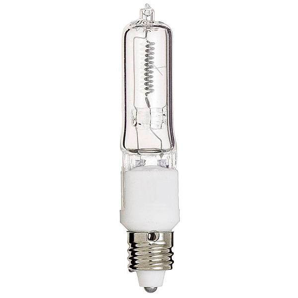 Satco 50 Watt Halogen T4 Clear 1250l Mini Candelabra 120 Volt Package Of 12