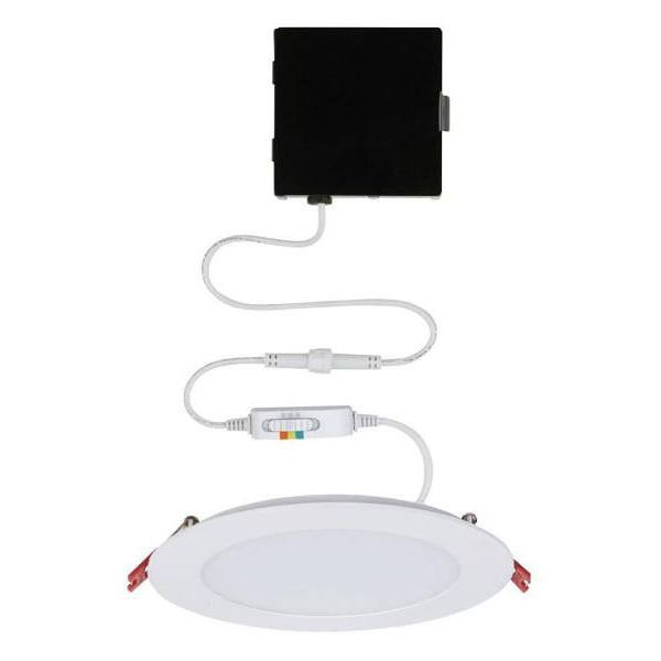 Globe Electric 4" Led Slim 3 Cct Canless In White