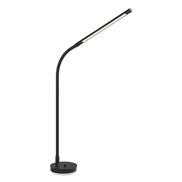 Safeco Resi Led Desk Lamp, Gooseneck, 18.5' High, Black