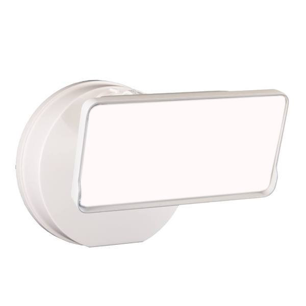 Halo Single-Head Square Led Flood Light 4,000 K, Lumen Select, White
