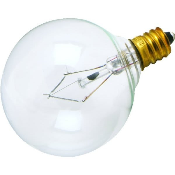 40w G16.5 Incandescent Decorative Bulb (2600k) (25-Pack)