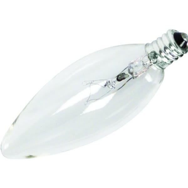 60w Incandescent B9 Decorative Bulb (2600k) (25-Pack)