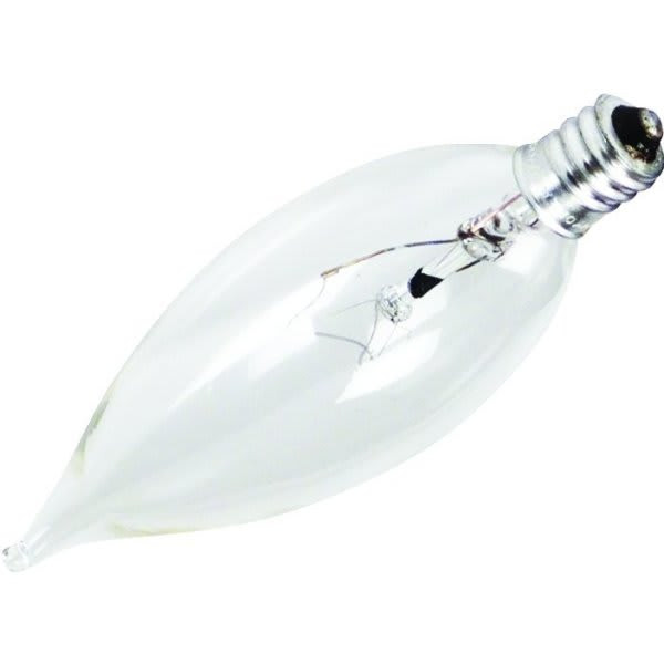 60w Ba9 Incandescent Decorative Bulb (2600k) (25-Pack)