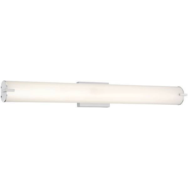30w 36 In. Selectable LED Wall-Mount Vanity Light Bar (Brushed Nickel)