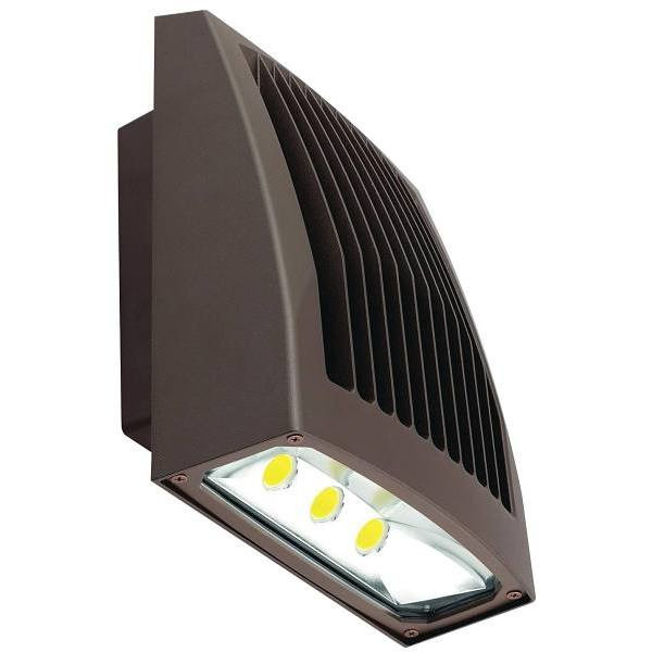 Sling 150-Watt Integrated LED Outdoor Wall Pack 5000k With Photocontrol (Dark Bronze)