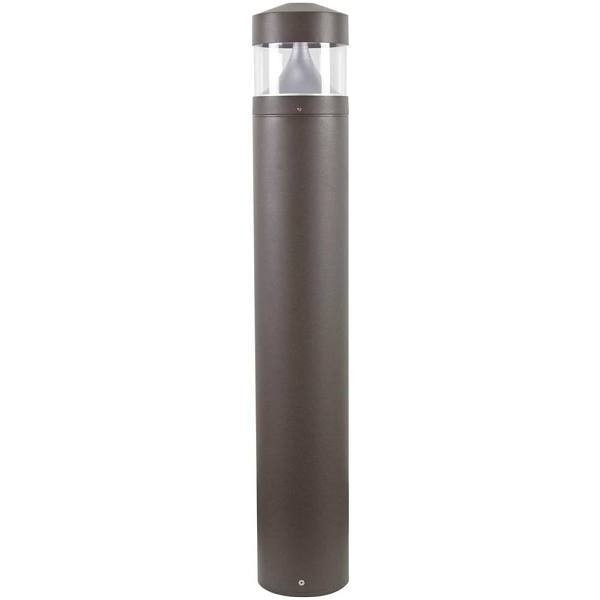 Solus LED Landscape Bollard Light, Line-Voltage, Aluminum Exterior (Bronze)