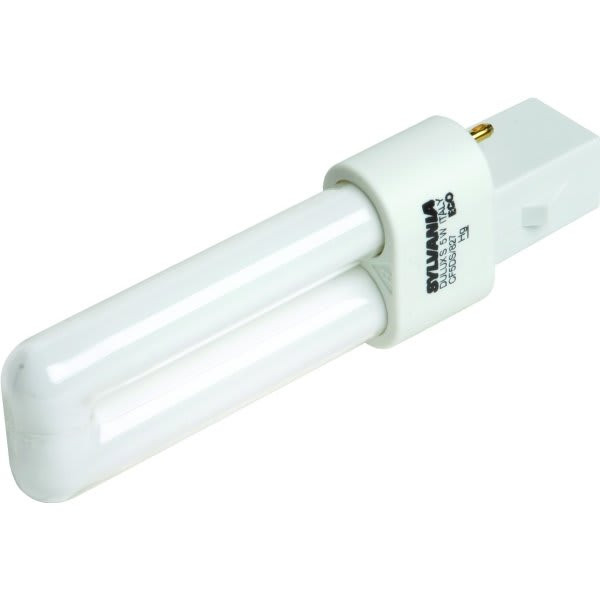 Sylvania 5w Twin Tube Fluorescent Compact Bulb (4100k)