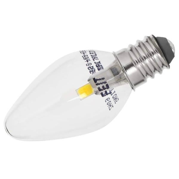 FEIT C7 0.6 Watt 4000k E12 Base LED Night Light Bulb (2-Pack)