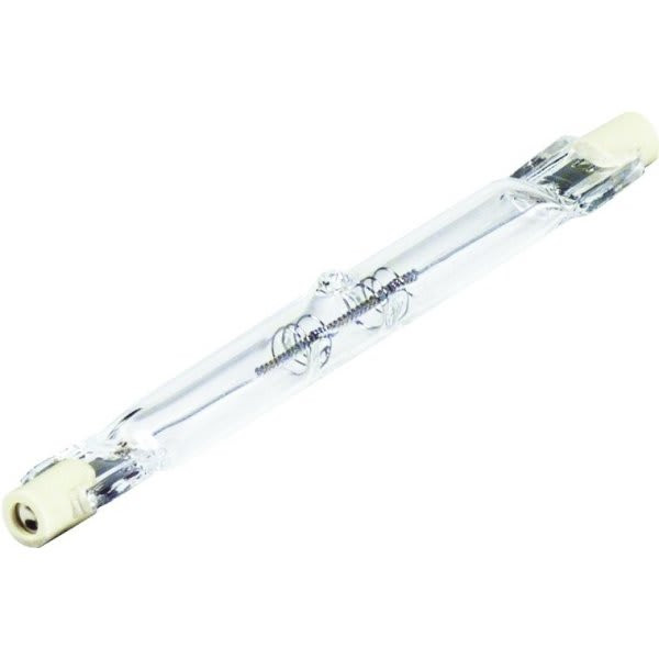 Halogen Bulb, 150 Watt, T3, Double-Ended Base, Clear, 130 Volt