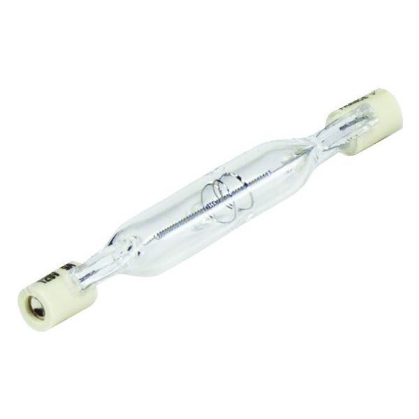 Halogen Bulb, 100 Watt, T3, Double-Ended Base, Clear