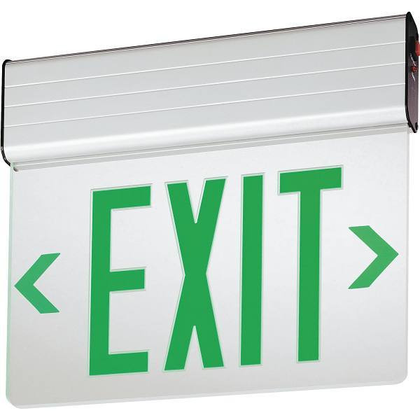 Lithonia Lighting Edg Aluminum LED Emergency Exit Sign
