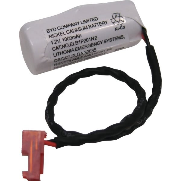 Lithonia Lighting Nicad 1.2 Volt Exit Sign Replacement Battery Elb 1p201n2
