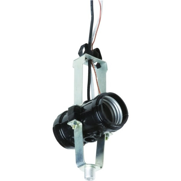 Satco Medium Base Socket Snap-Intwo-Light Pack Of 6