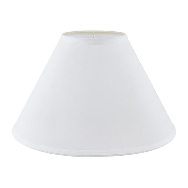 Round Hardback Linen Lamp Shade 6 X 16 X 10-1/2" White Pack Of 6
