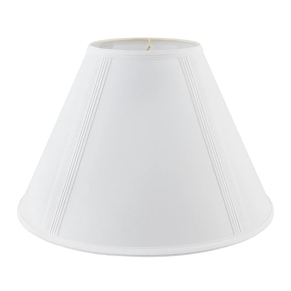 Round French Drape Lamp Shade 7 X 17 X 12" Cream Pack Of 6