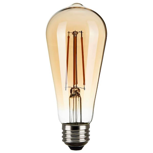 Satco 60w Equiv. St19 Medium Base Led Light Bulbwarm White (6-Pack)