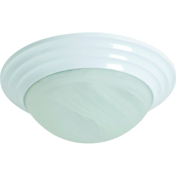 Seasons 40w 2-Light Incandescent Flush Mount Light (White)