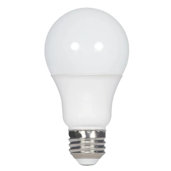 Satco 60w Equiv. A19 Med. Base Dimmable Led Light Bulb (Cool White) (6-Pack)