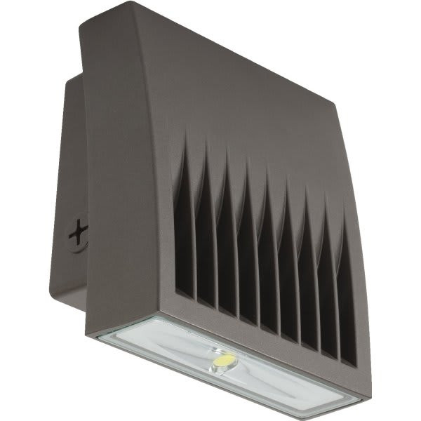 Lumark 5.75 In 18 Watt Outdoor Led Flush-Mount Wall Light (Bronze)