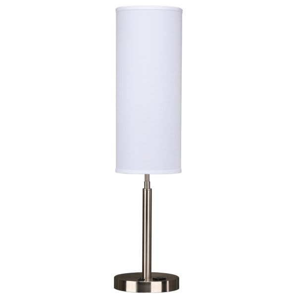 Arkansas Lighting 30" Table Lamp, 27 Watt, Brushed Nickel