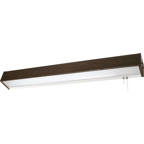 Afx 48-5/8 In. 3-Light Fluorescent Carelite Overbed Fixture (Walnut)