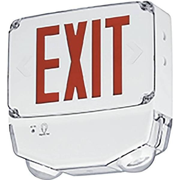 Hubbell Lighting 5.2 W 6 VDC Tradeselect LED Exit/Emergency Light Wet Location