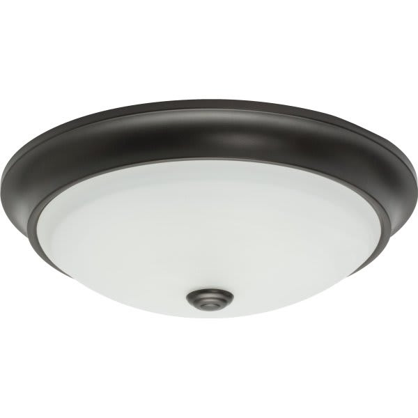 Seasons 11-Inch Dome 17w Dimmable Integrated LED Flush Mount Light 2700k, Oil-Rubbed Bronze
