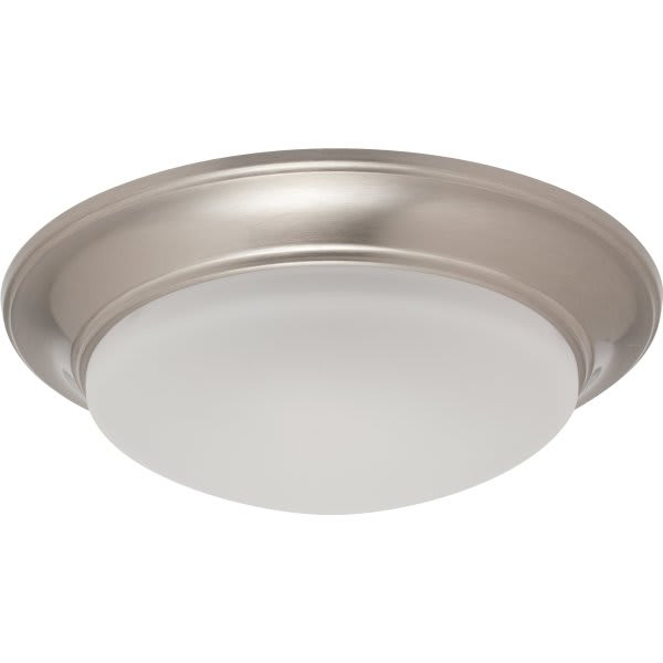 Seasons 11 In. 19w  LED Flush Mount Ceiling Light Satin Nickel