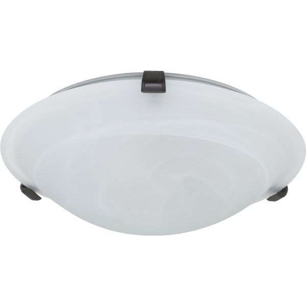 Seasons 16-Inch Round 15w Dimmable Integrated LED Flush Mount Light 2700k In Satin Nickel
