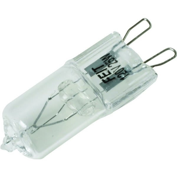 Halogen Bulb, 25 Watt, T3, G9 Base, Clear