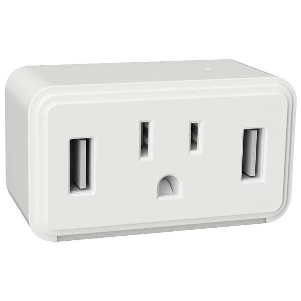 Westek Cube Outlet Dual USB Nightlight Case Of 6